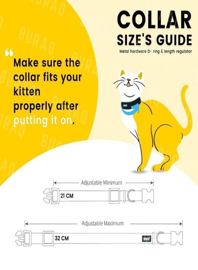 KittuPet Pack of 2 pcs Collar Flower Collar for Your Kitten Pupies Dog Size 10 MM Random Color - Image 3